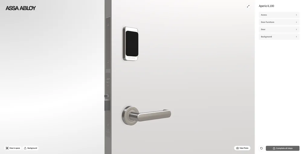 The ASSA ABLOY Aperio configurator